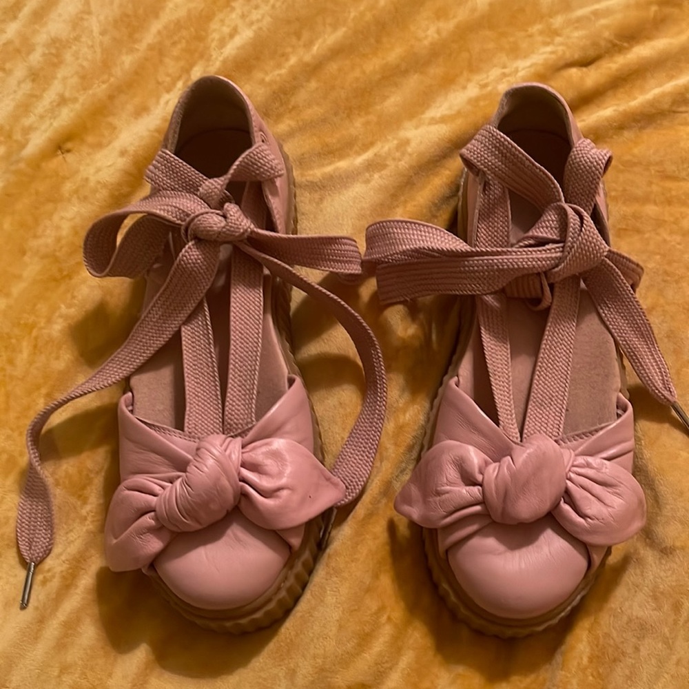 Fenty by Puma ballerina platforms.